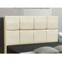 Ver imagem 3 de Cabeceira Roma para Cama Box Casal 140 cm Corino Bege I02 - D'Rossi
