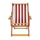 Ver imagem 5 de Kit 3 Espreguiçadeira Preguiçosa Dobrável Mel Cb-l Vermelho-branco