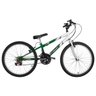 Bicicleta Ultra Bikes Aro 24 Rebaixada Bicolor Verde - Branco - 1