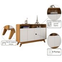 Ver imagem 2 de Buffet Decorativo 4 Portas Madeira Nature
