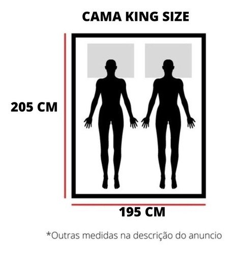 Cama King Size Antares de Madeira Maciça Angelim Pedra/Tauari Castanho - 2
