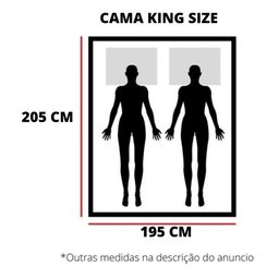 Cama King Size Antares de Madeira Maciça Angelim Pedra/Tauari Castanho - 2