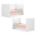 Ver imagem 4 de Quarto de Bebê Cômoda 2561 e Berço Mini Cama 1344 Doce Sonho Branco - Qmovi