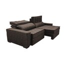 Ver imagem 7 de Sofá Retrátil e Reclinável 2,95m Cama inBox Big Star com SoftGel D40 Velupluma Café