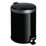 Lixeira Com Pedal Cesto Lixo Banheiro 5L Cozinha Escritório Preto Viel 3582 - 1