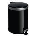 Ver imagem 1 de Lixeira Com Pedal Cesto Lixo Banheiro 5L Cozinha Escritório Preto Viel 3582