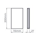 Ver imagem 3 de Arandela Reflex 6w 2700k 450lm Ip65 Branca-stella