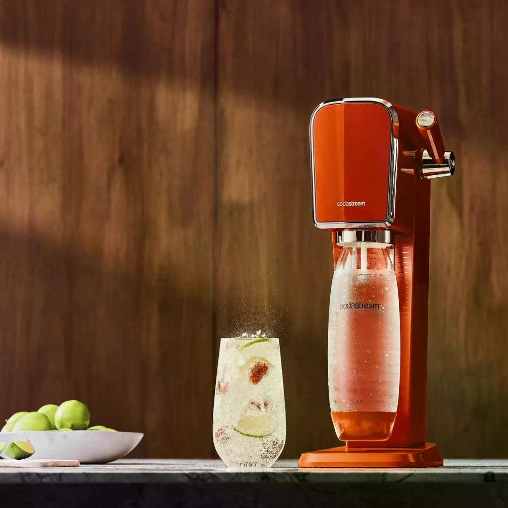 Máquina para Gaseificar Água Red Art Sodastream Vermelho - 7