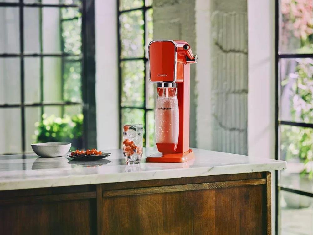 Máquina para Gaseificar Água Red Art Sodastream Vermelho - 6