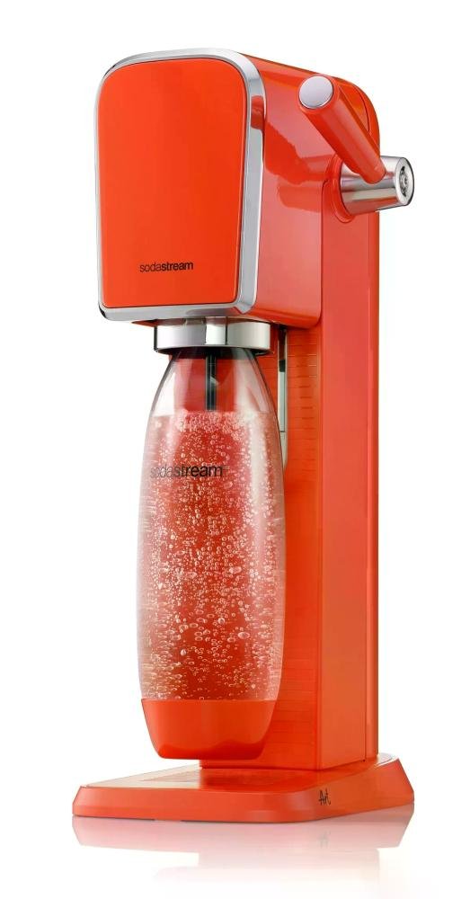 Máquina para Gaseificar Água Red Art Sodastream Vermelho