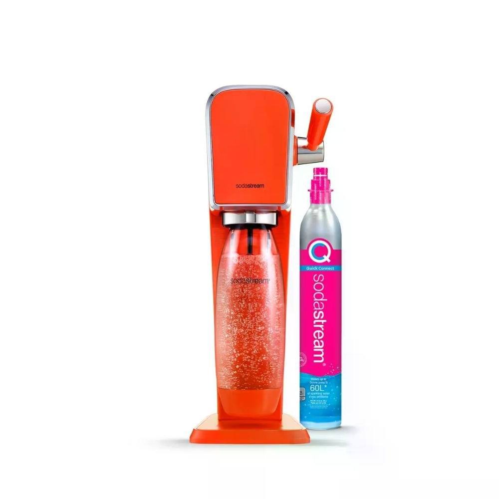 Máquina para Gaseificar Água Red Art Sodastream Vermelho - 3