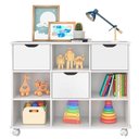 Ver imagem 6 de Berço Americano Doce Sonho 100 com Rodízios e Cômoda 2561 com Nicho Organizador 3 Gavetas Branco