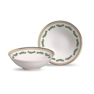 Conjunto 6 Bowls Decorados Filete Ouro 300ml Sublime