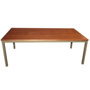 Ver imagem 3 de Conjunto Mesa Jantar Gourmet Retangular Tampo de Madeira 6 Cadeiras Sala Jantar Modelo Horizonte