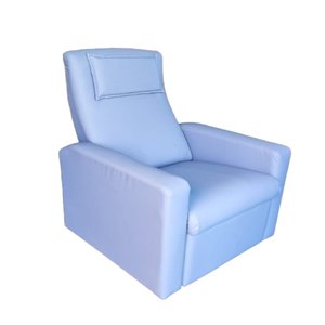 Poltrona Hospitalar Reclinável Azul Medcombo