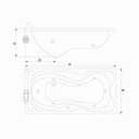 Ver imagem 3 de Banheira de Hidromassagem Nobile Maggiore em Gel Coat Gran Luxo 180cm - sem Aquecedor - Volume Ideal - 110V