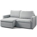 Ver imagem 1 de Sofá 3 Lugares Retrátil Reclinável para Sala de Estar 226cm Detroit K01 Linho Cinza - Lyam Decor