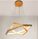 Ver imagem 1 de Pendente 2 Módulos Hexagonais Madeira Led 58W 3200K Bivolt PARIS LUZ
