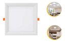 Ver imagem 2 de Kit 28 Painel Plafon Embutir Quadrado Recuado Led 18w 22x22 - Branco - Bco Quente 3000K - 110V 220V