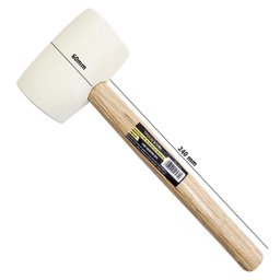 Martelo de Borracha Assentar Piso Geral 60mm - Branco - 2