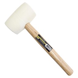 Martelo de Borracha Assentar Piso Geral 60mm - Branco - 1