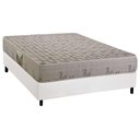 Ver imagem 1 de Cama Box Casal: Colchão Espuma D33 Herval Cannes + Base Crc Corano White (138x188)