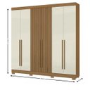Ver imagem 2 de Guarda Roupa Casal 6 Portas- Ref 0230 Atacama Off White