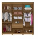 Ver imagem 3 de Guarda Roupa Casal 6 Portas- Ref 0230 Atacama Off White