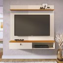 Ver imagem 1 de Rack Suspenso Home Gael para TV 55 Polegadas 141cm Cinamomo Off White Casah