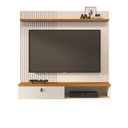 Ver imagem 2 de Rack Suspenso Home Gael para TV 55 Polegadas 141cm Cinamomo Off White Casah