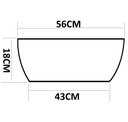 Ver imagem 4 de Kit 4 Vasos Planta 55x20 Bacia Cuia Polietileno BGPLASTICOS V1455 VINHO BORDO 021