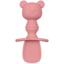 Ver imagem 2 de Kit Talher Ursinho em Silicone Rosa com Escudo Buba 15814