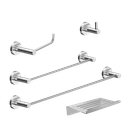 Ver imagem 1 de Kit de Acessórios para Banheiro Escovado 5 Peças Grego Metal 2180at