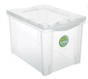 Ver imagem 1 de Caixa Organizadora Média Alta Cristal 30l 21201 Ordene Pt 1 Un