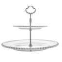 Ver imagem 2 de Prato Duplo Cristal P/doces Pearl Rojemac 28272