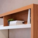 Ver imagem 5 de Home Estante para Tv até 50 2 Portas Mdp/mdf 190cm Nichos Laterais Brogy Freijó/off White G73 - Gran