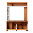 Ver imagem 2 de Home Estante para Tv até 50 2 Portas Mdp/mdf 190cm Nichos Laterais Brogy Freijó/off White G73 - Gran