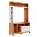 Ver mais imagens de Home Estante para Tv até 50 2 Portas Mdp/mdf 190cm Nichos Laterais Brogy Freijó/off White G73 - Gran
