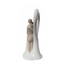 Estatua Casal Escultura Decorativa em Porcelana Branco - 3