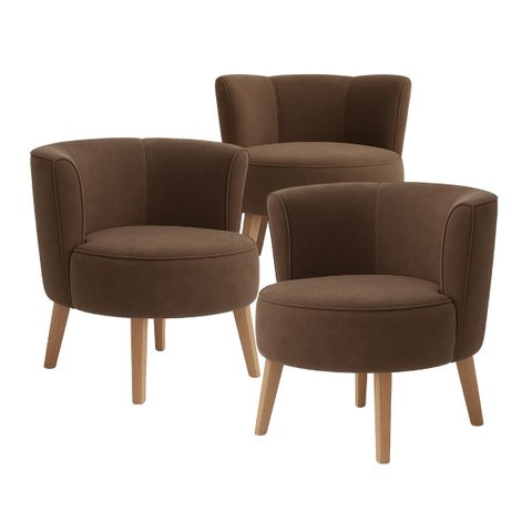 Conjunto 3 Cadeiras Estofada para Sala de Espera Comercial Elegante Reforçado Pés de Madeira