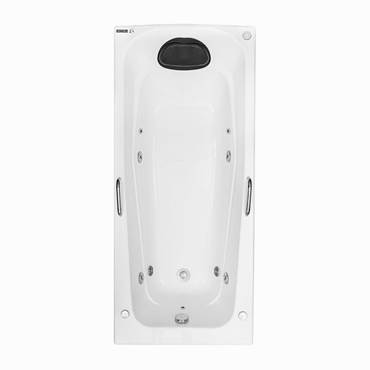 Banheira de Hidromassagem Bella em Gel Coat Gran Luxo 170cm - Volume Ideal 135 litros com Aquecedor - 220V - 2