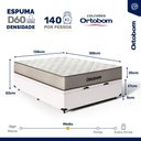 Ver imagem 6 de Cama Box Baú com Colchão de Espuma D60 Ortobom Double Face Force Dream Casal 138 Cm