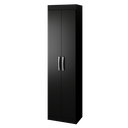 Ver imagem 2 de Armario Cozinha 2 Portas 4 Prateleiras Compact - Preto