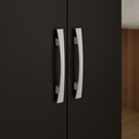 Ver imagem 5 de Armario Cozinha 2 Portas 4 Prateleiras Compact - Preto