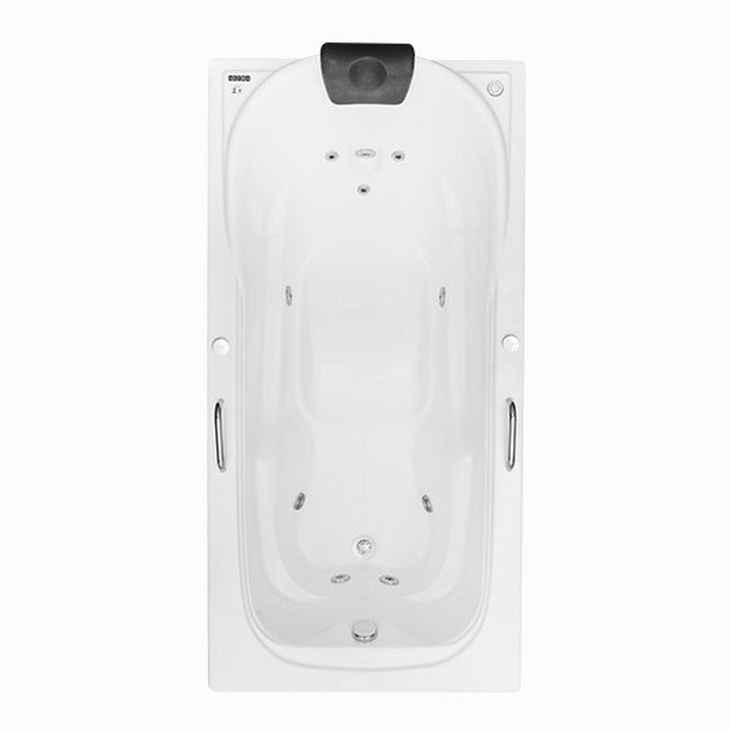 Banheira de Hidromassagem Confortare Branca em Gel Coat Gran Luxo 180cm - sem Aquecedor - Volume Ide - 110V - 2