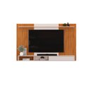 Ver imagem 4 de Painel para Tv até 70 Polegadas 1 Prateleira Dj Móveis Leo Freijó Off White