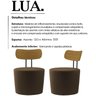 Kit 2 Poltronas Decorativas Lua Veludo SL 942 Moll - 3