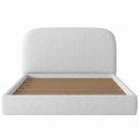 Ver imagem 7 de Cama Queen Flutuante com Cabeceira 160cm Aura W01 Linho Cinza - Lyam Decor