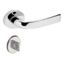 Ver imagem 1 de Fechadura 840 Zk Banheiro Cromado - Lafonte