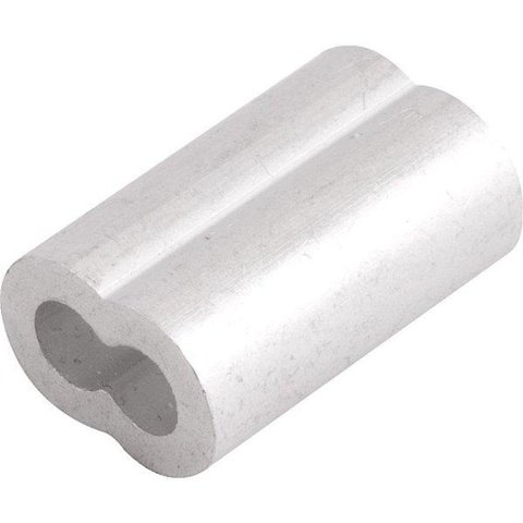 Prensa Cabos em Alumínio P/ Cabos de Aço 3/16" C/ 100 Pç